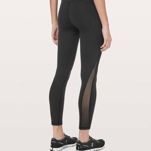 Lululemon Train Times leggings, size 4 in black